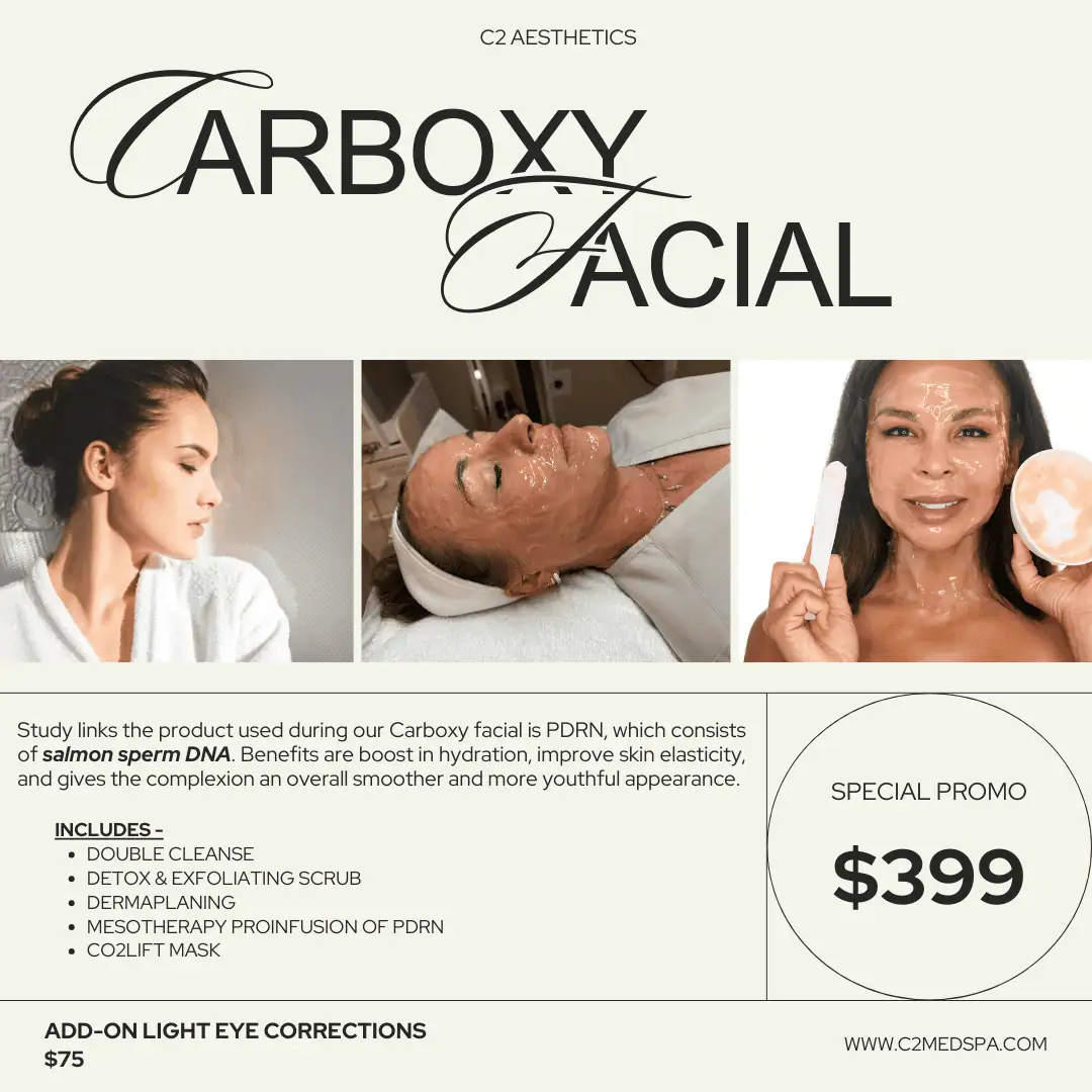 Carboxy Facial Special Deals | C2 Aesthetics in Cedar Park, TX